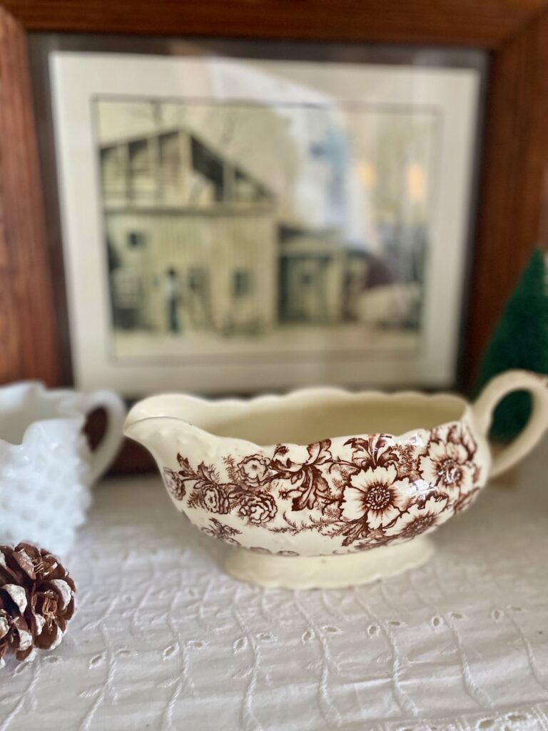 thrifted goodies winter decor