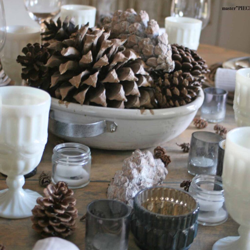 winter table setting ideas