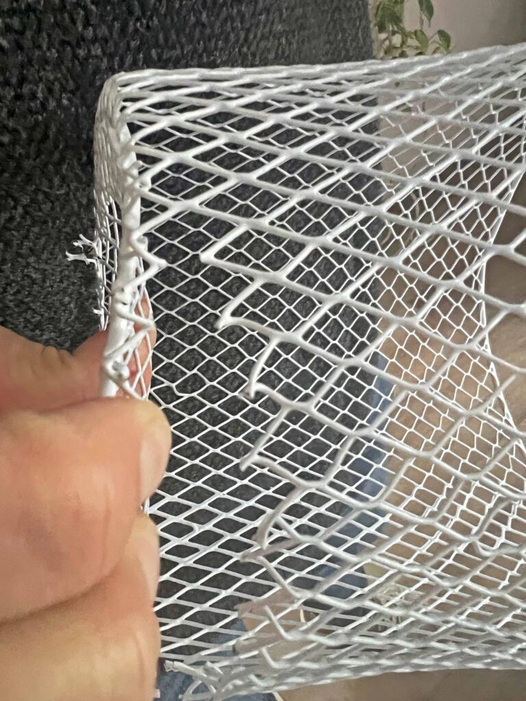 wire cloche DIY from DT garbage can