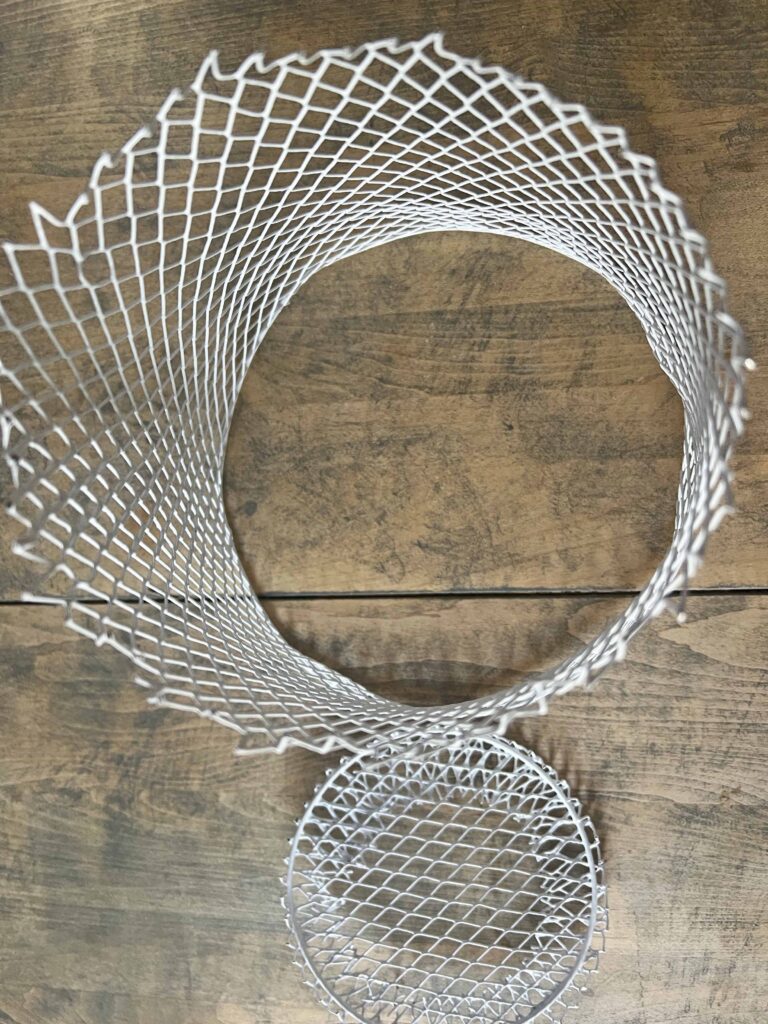 wire cloche DIY from DT garbage can