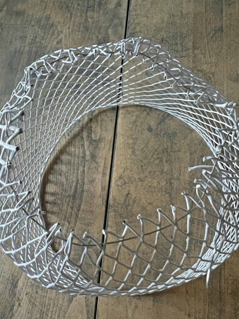 wire cloche DIY from DT garbage can