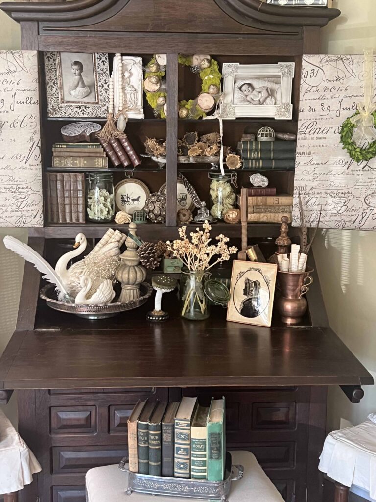how to style a cabinet of curiosities