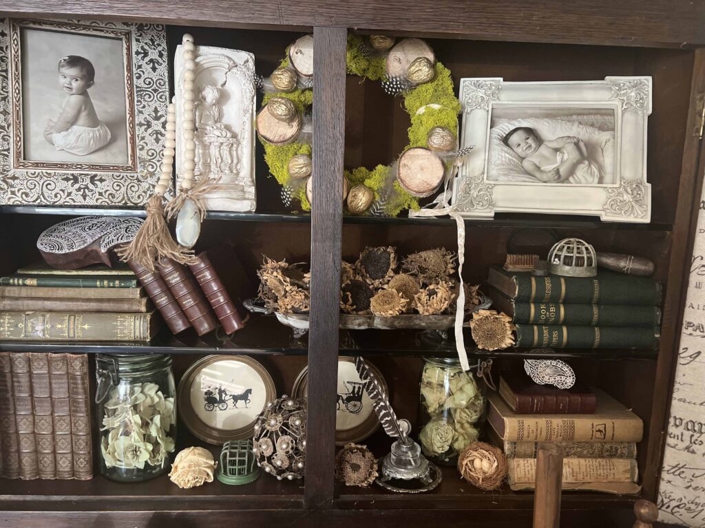 how to style a cabinet of curiosities