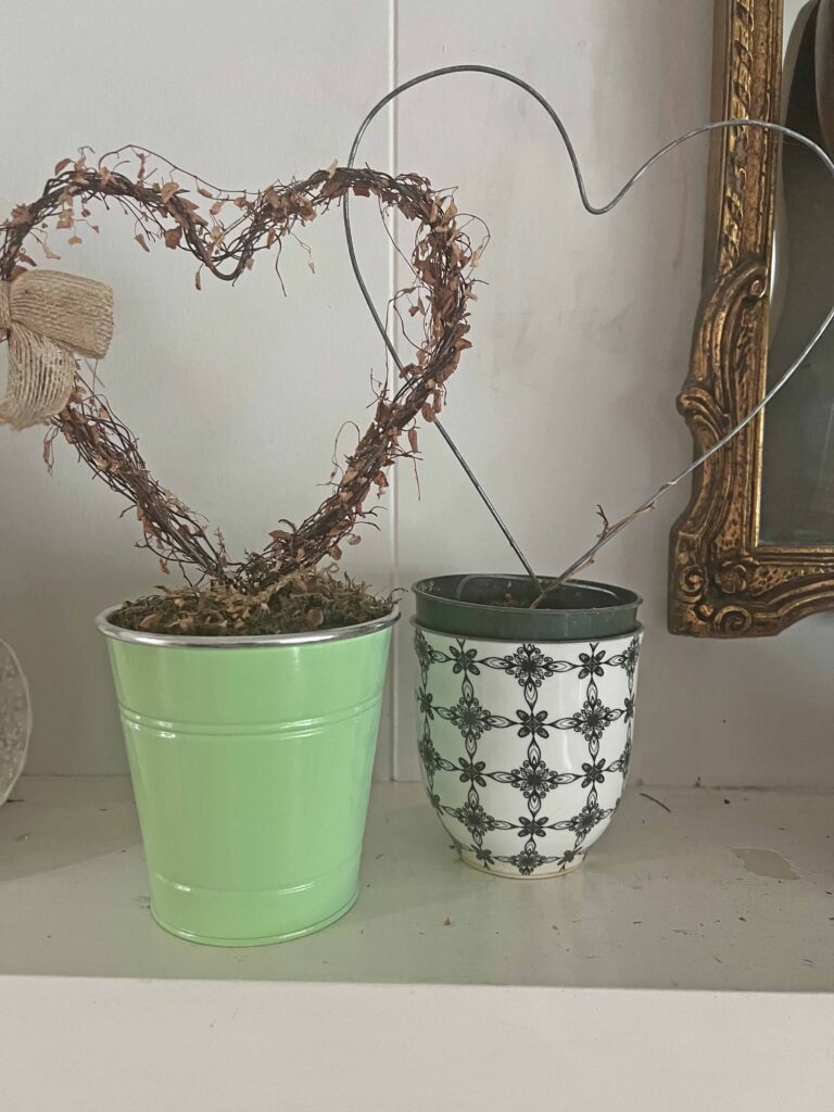 repurpose indoor plant trellis