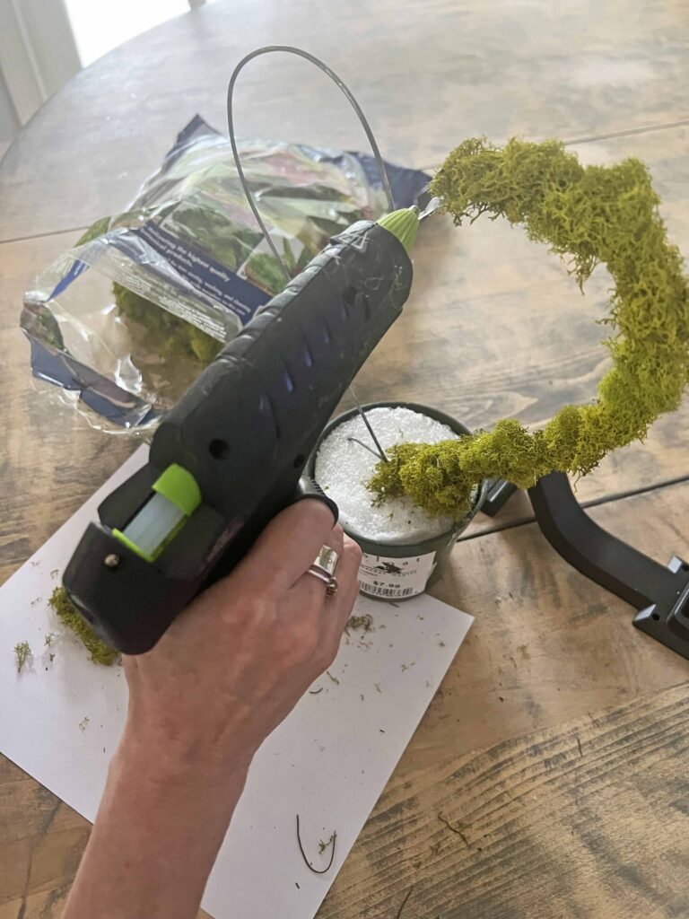 repurpose indoor plant trellis