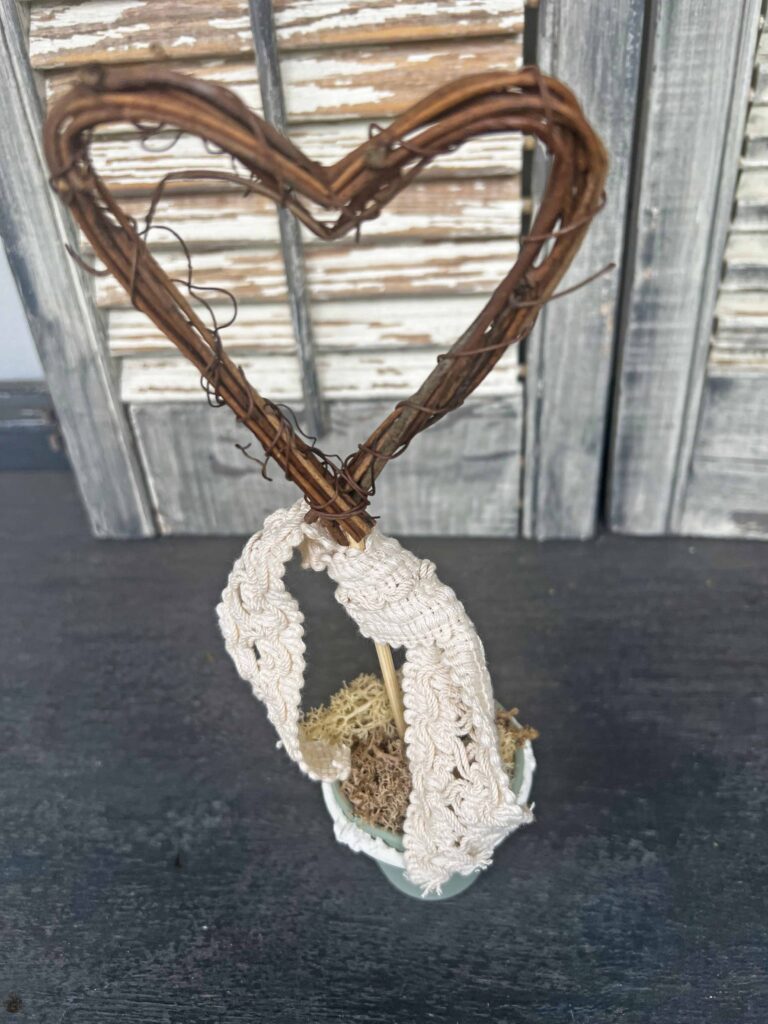 repurpose indoor plant trellis