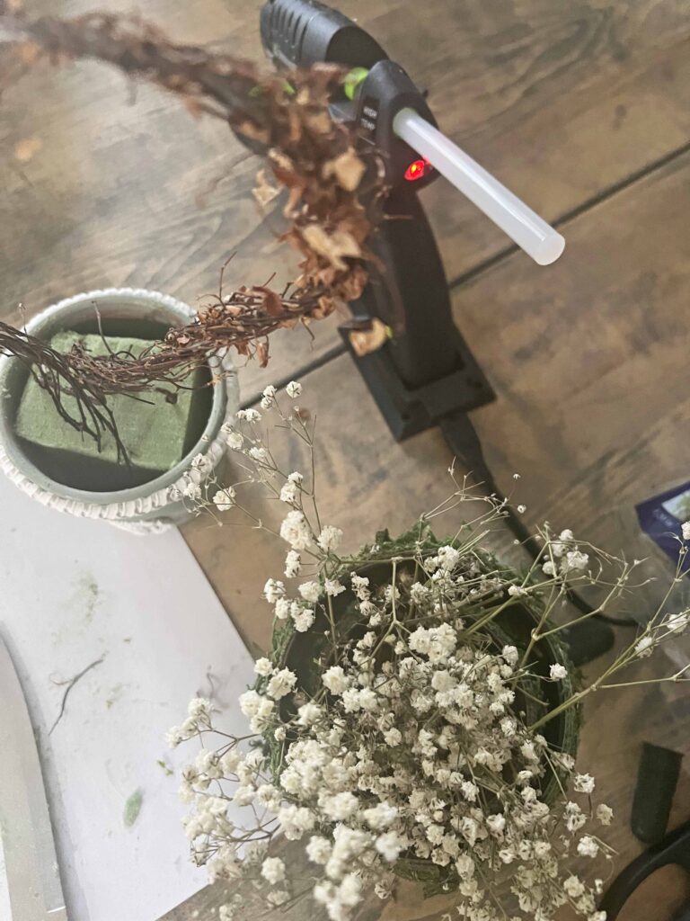 repurpose indoor plant trellis