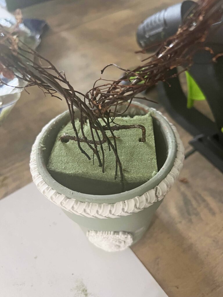 repurpose indoor plant trellis