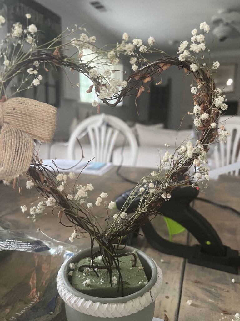 repurpose indoor plant trellis