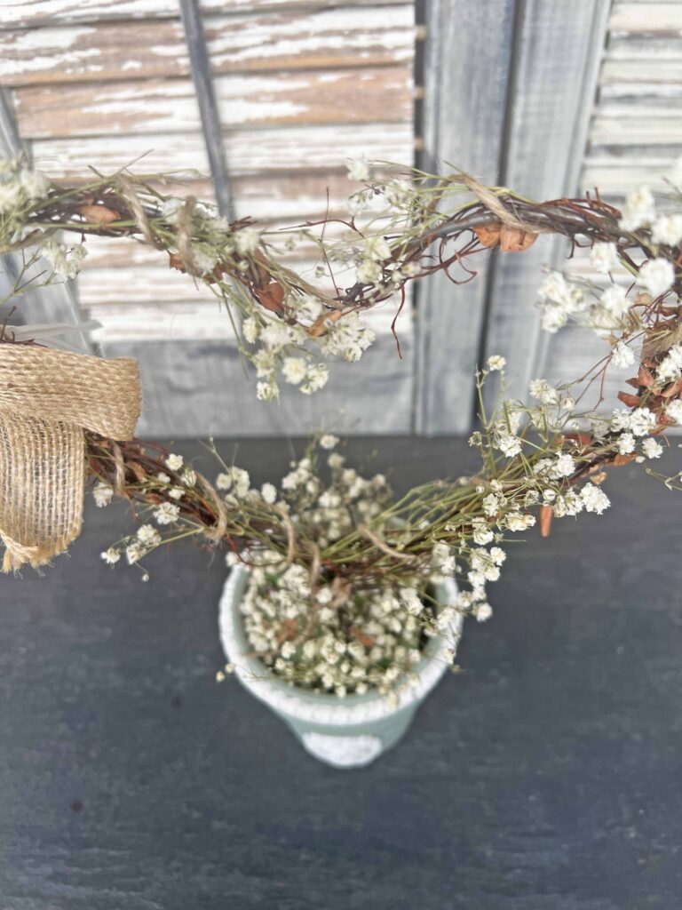 repurpose indoor plant trellis