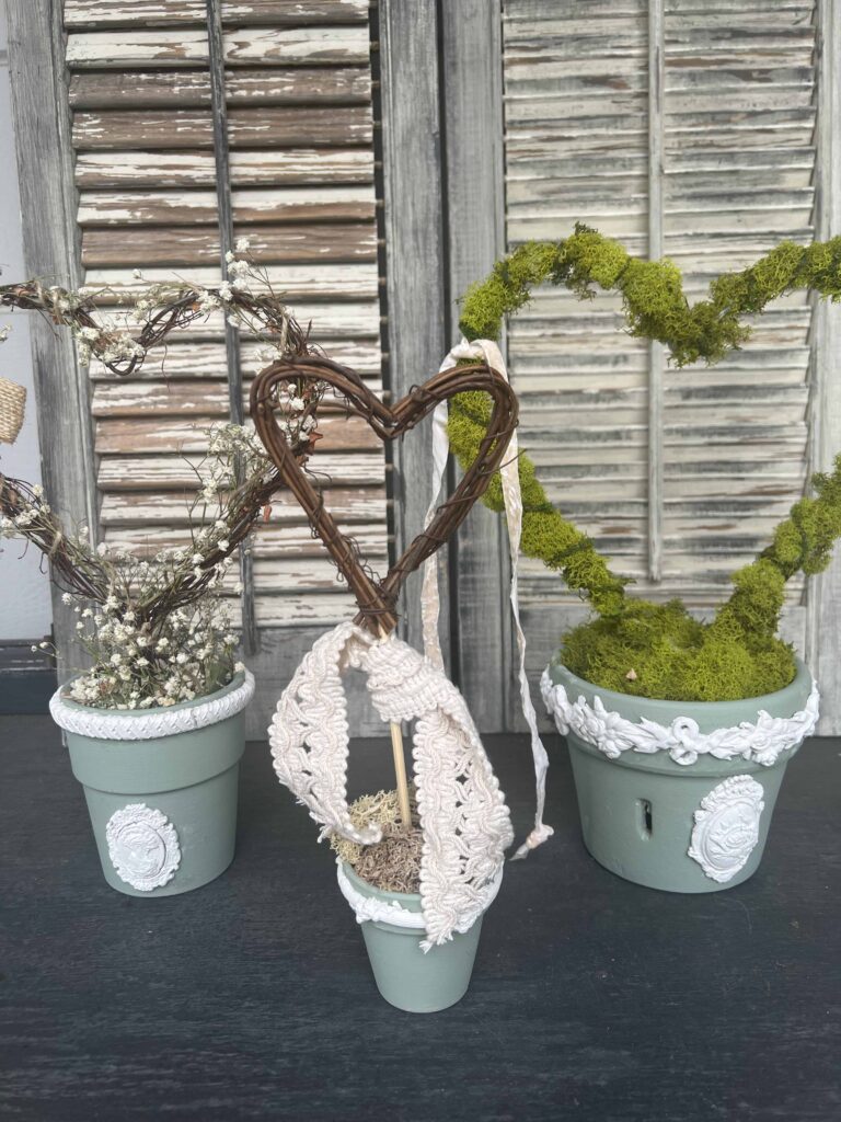 repurpose indoor plant trellis