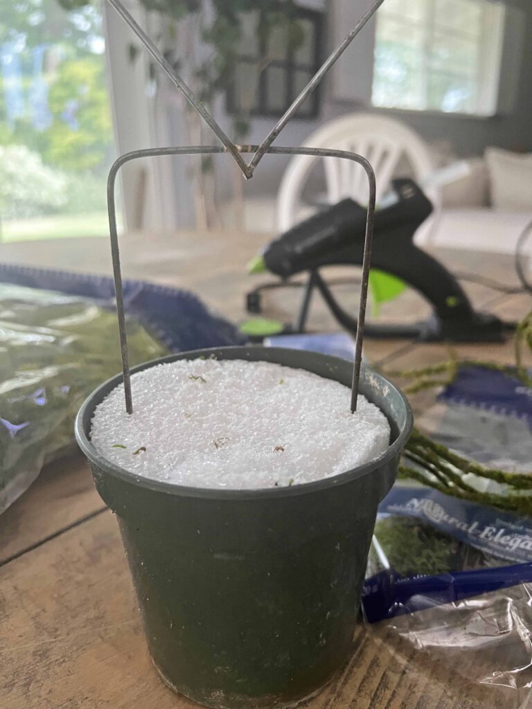 repurpose indoor plant trellis