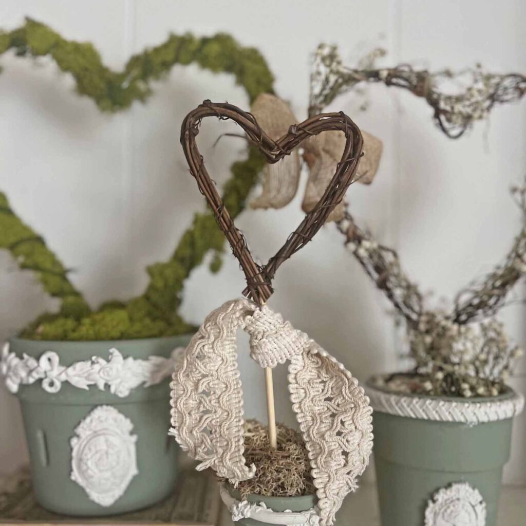 repurpose indoor plant trellis feature