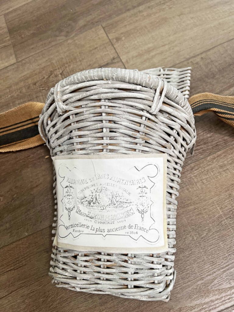 welcoming spring door basket DIY