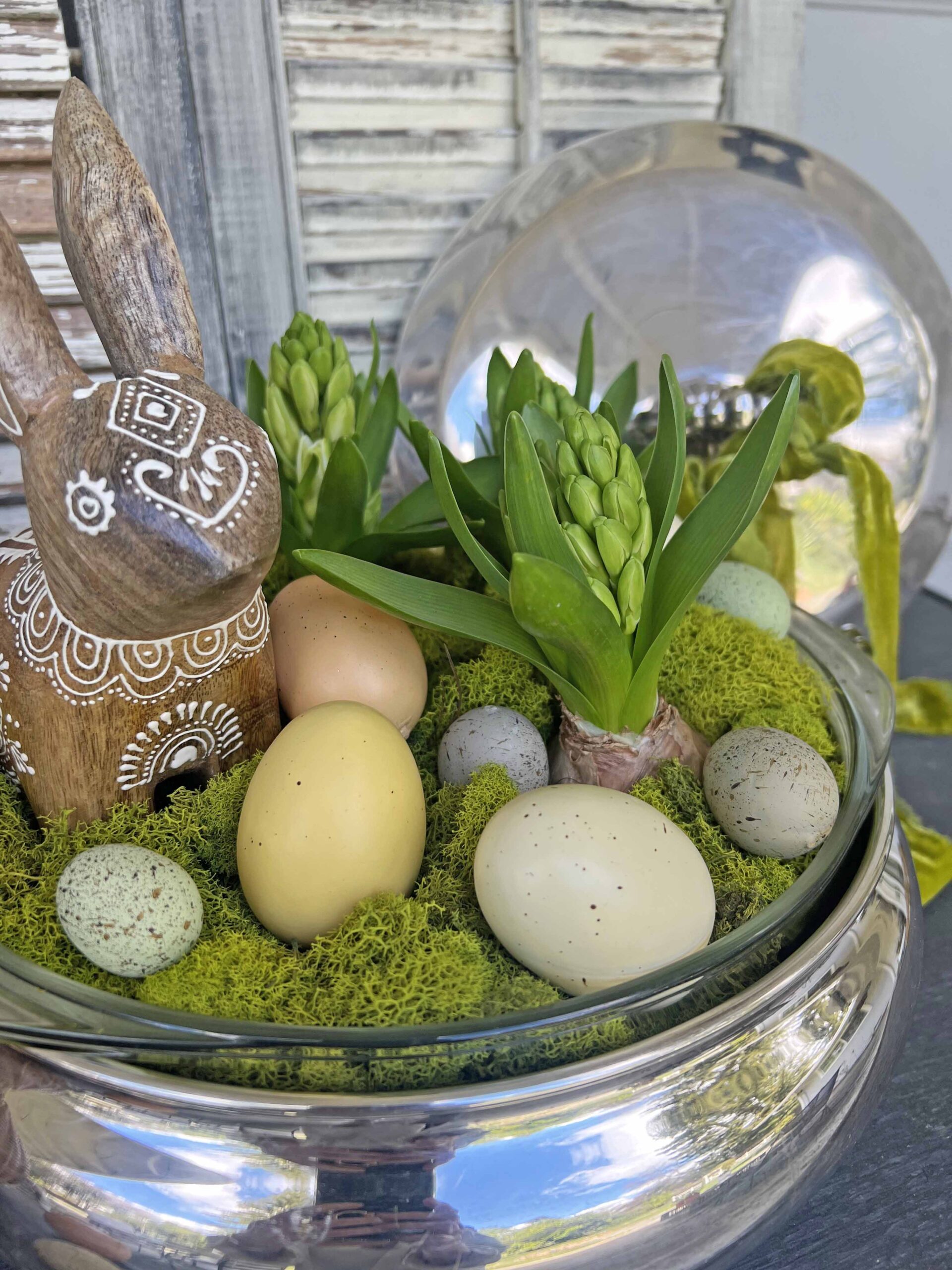 Easter Vintage Garden Container