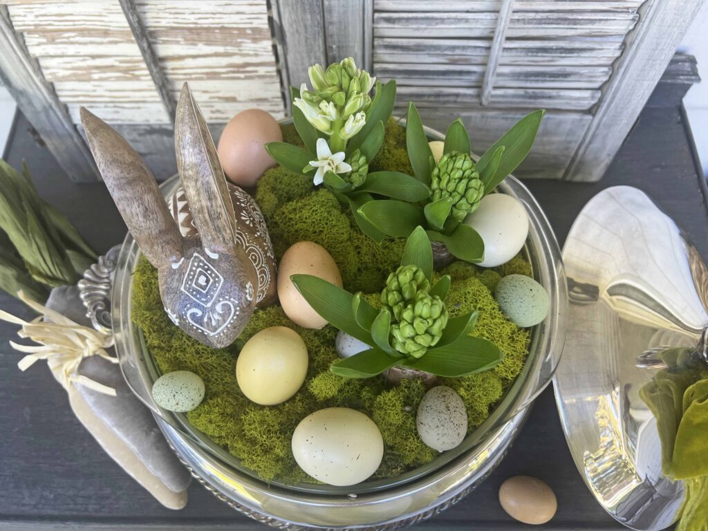 Easter Vintage Garden Container