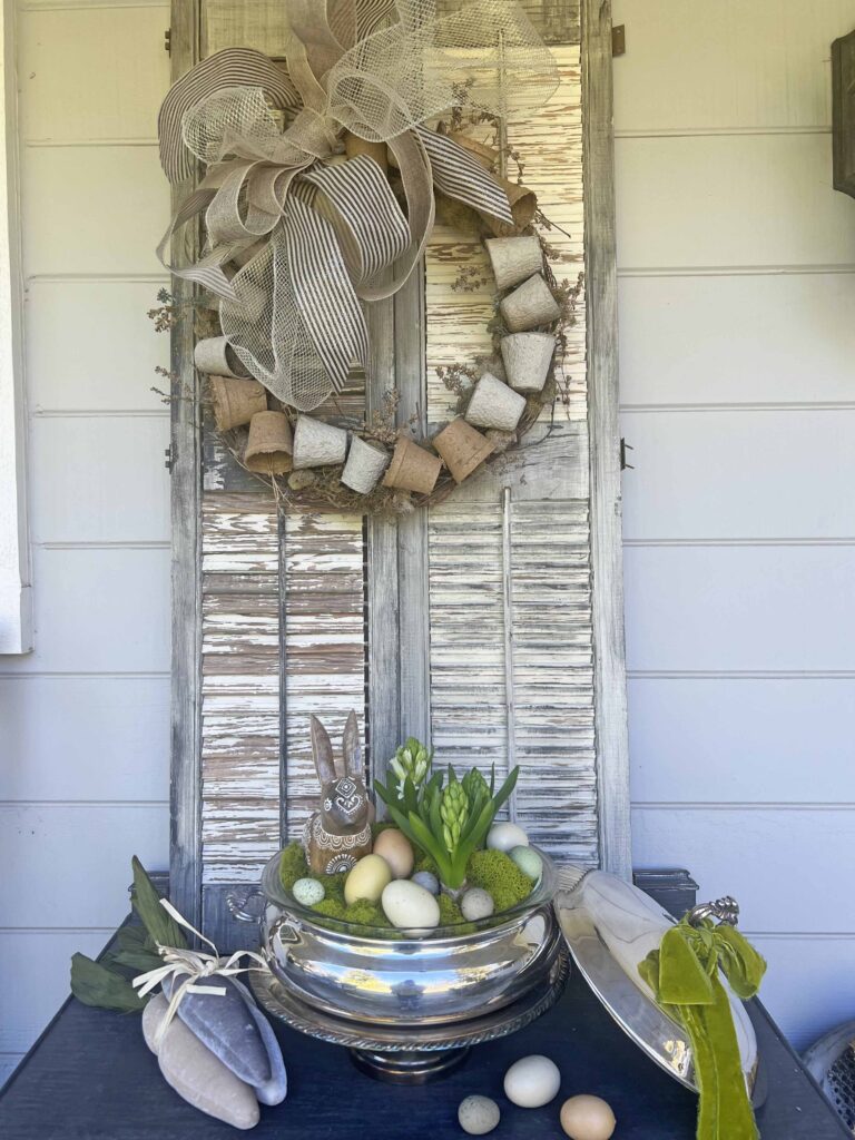 Easter Vintage Garden Container