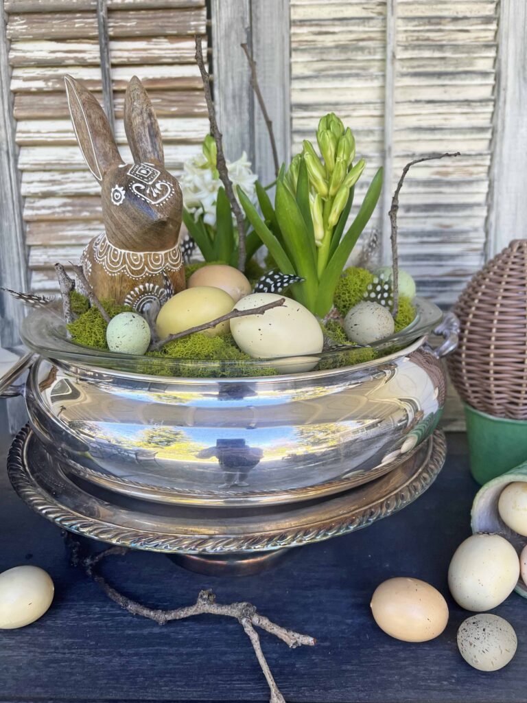 Easter Vintage Garden Container