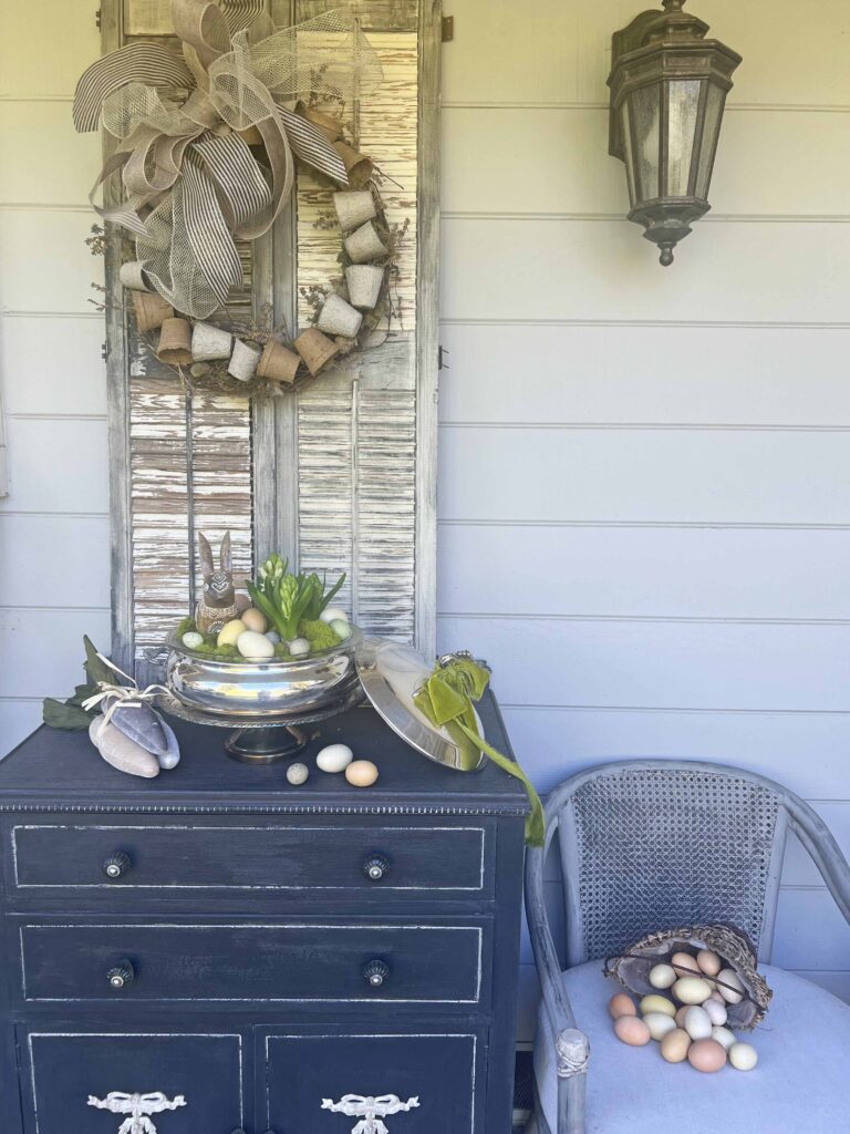 Easter Vintage Garden Container