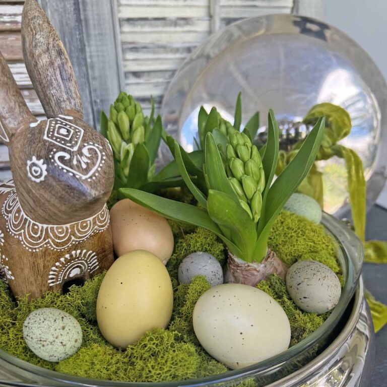 Styling a Vintage Inspired Easter Garden Container