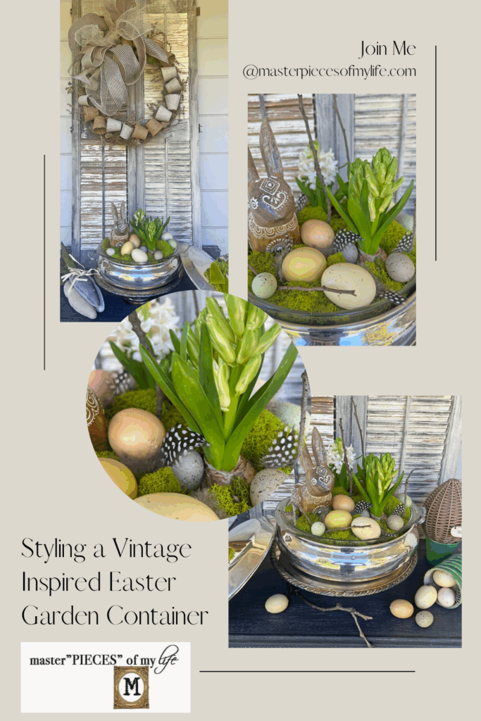 Easter Vintage Garden Container Pinterest