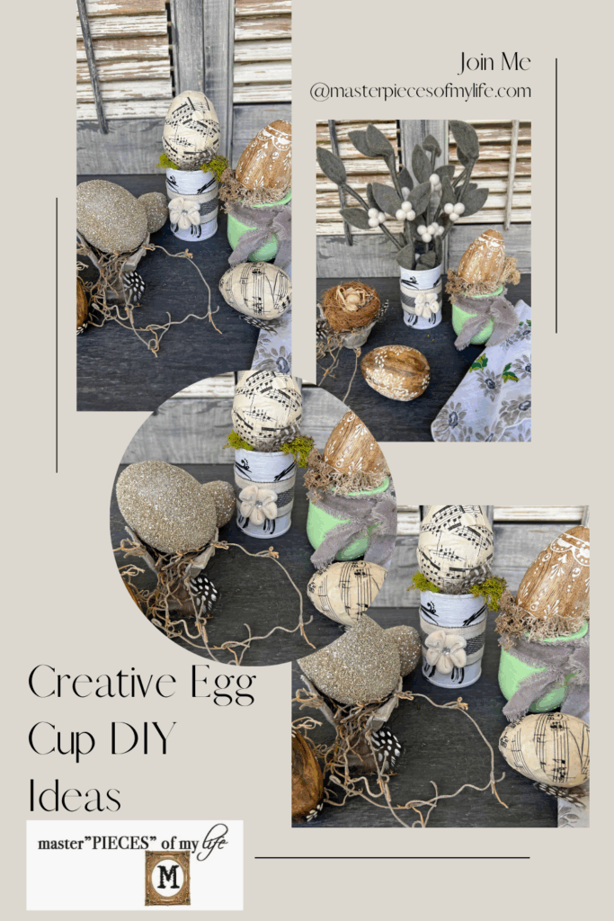 creative egg cup DIY ideas Pinterest