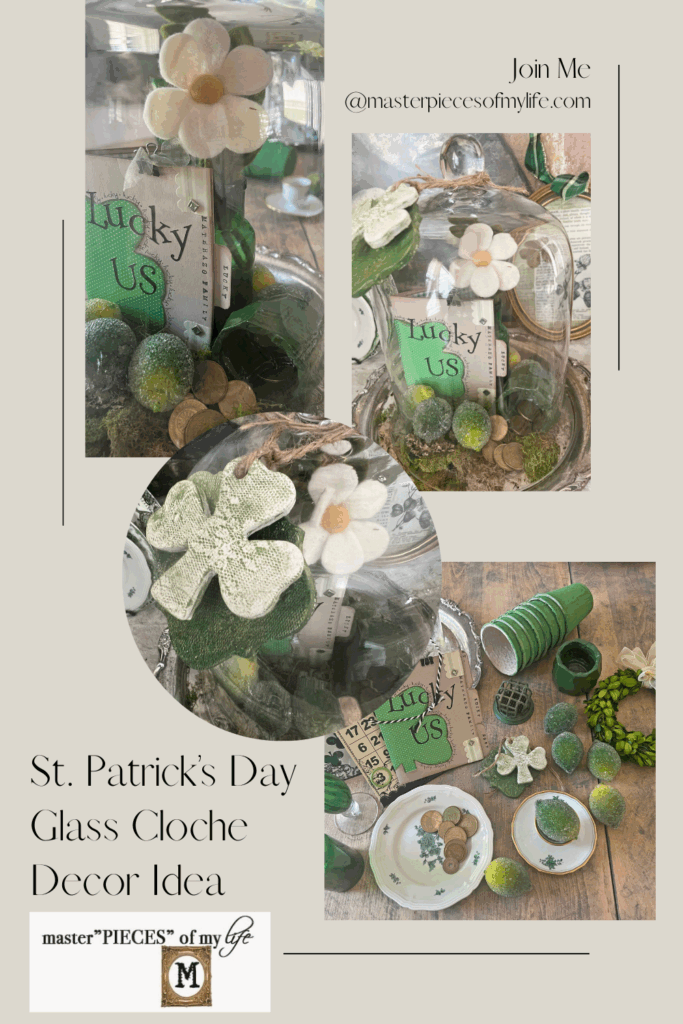 St. Patrick's Day Glass Cloche Decor Pinterest