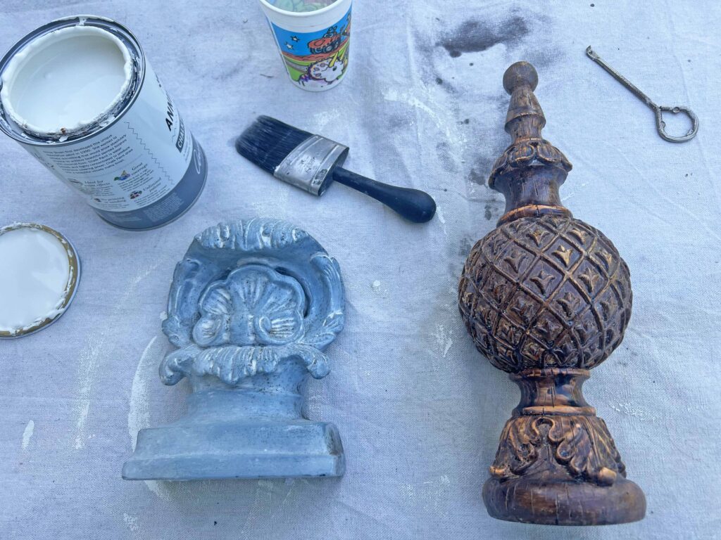 thrifted architectural decor accents