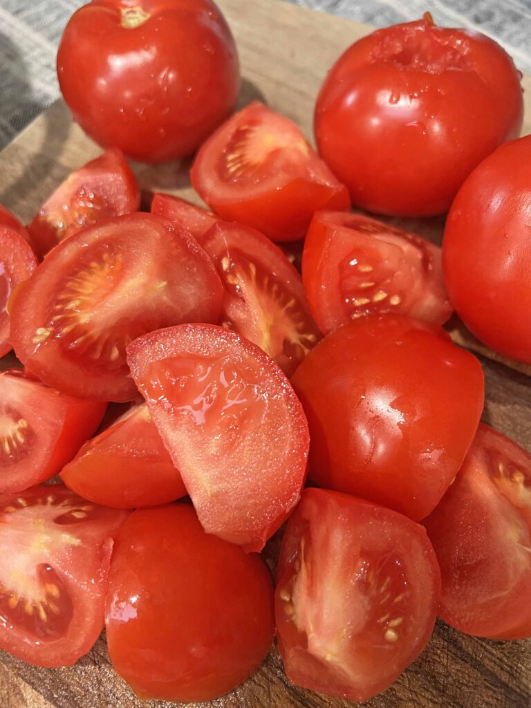 viral roasted tomato Boursin Basil soup recipe