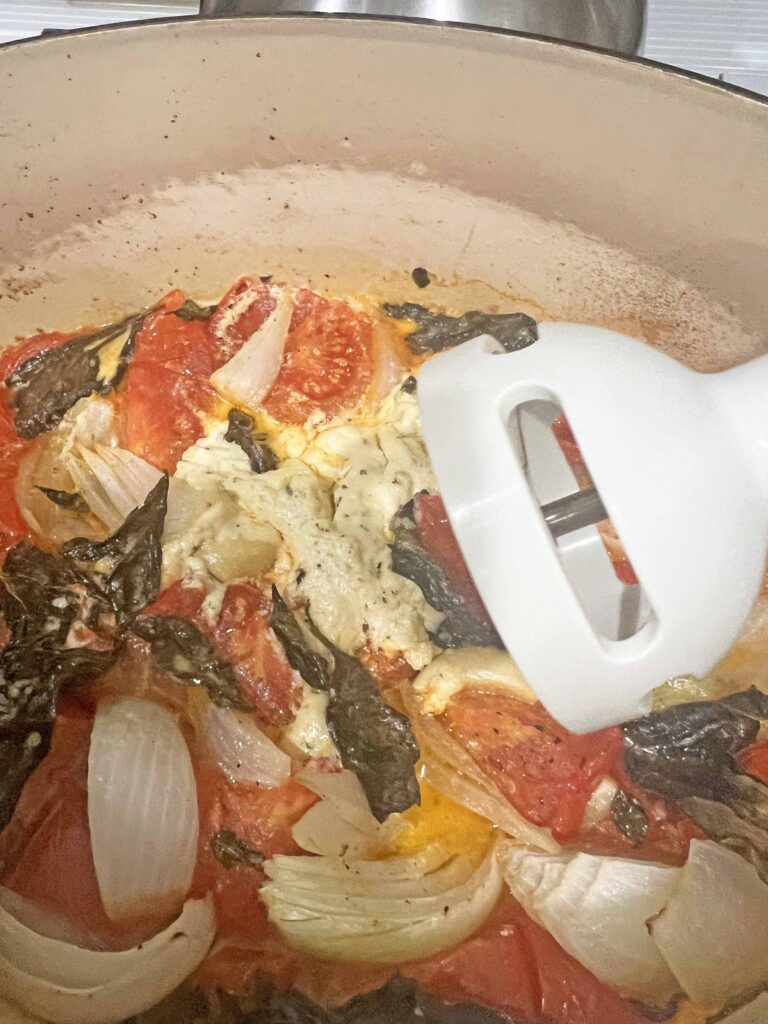 viral roasted tomato Boursin Basil soup recipe