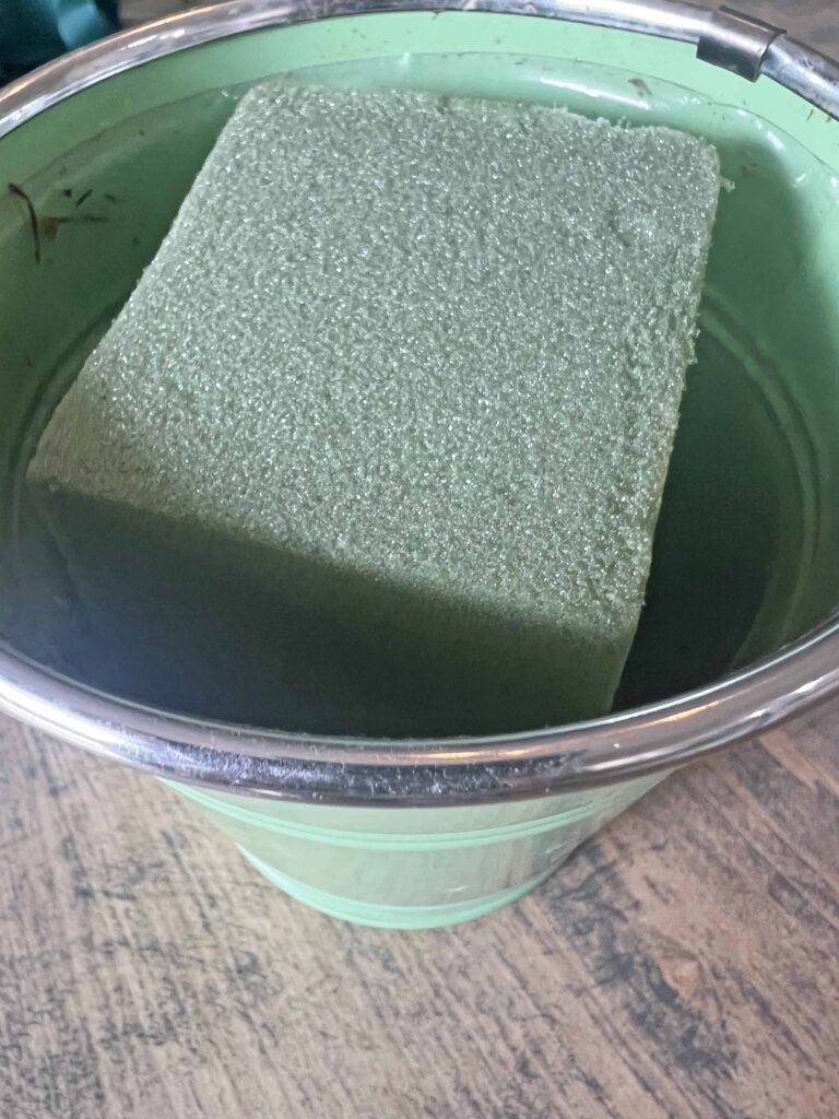 shamrock ribbon topiary DIY