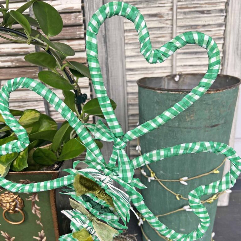 Shamrock Ribbon Topiary DIY