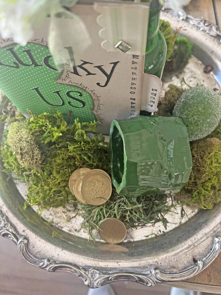 St. Patrick's Day Glass Cloche Decor