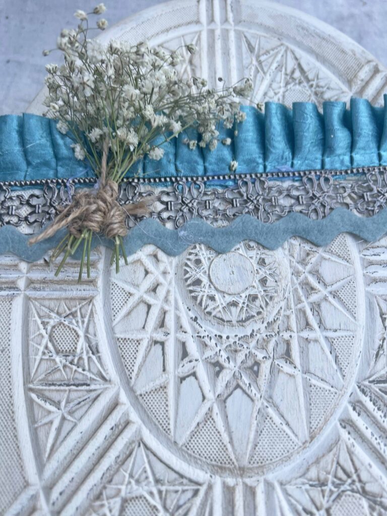 oversized Easter egg DIY decor from Dollar Tree trays