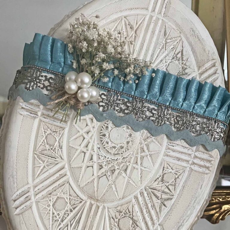 Oversized Easter Egg DIY Decor from Dollar Tree Trays