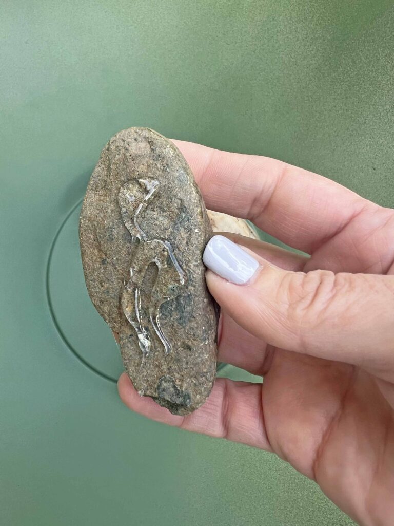 moss bunny DIY using Dollar Tree Bowls