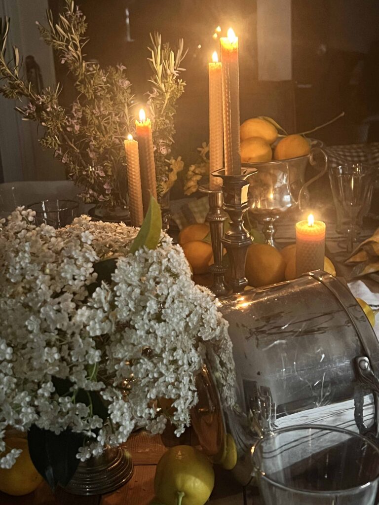 spring foraged table