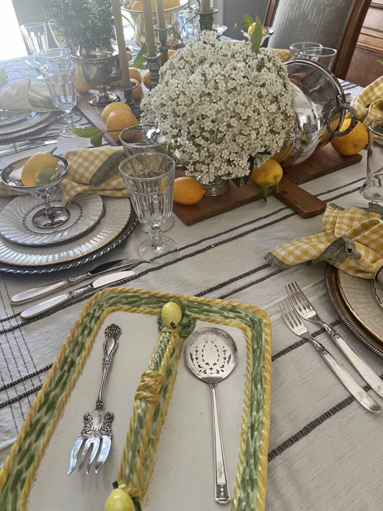 spring foraged table