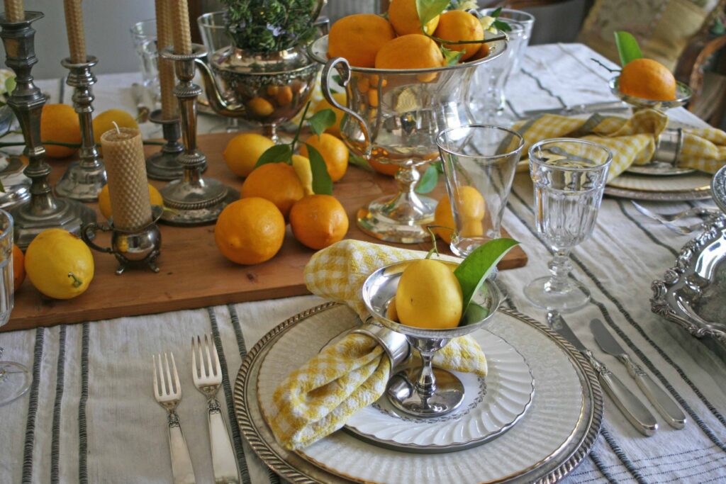 spring foraged table