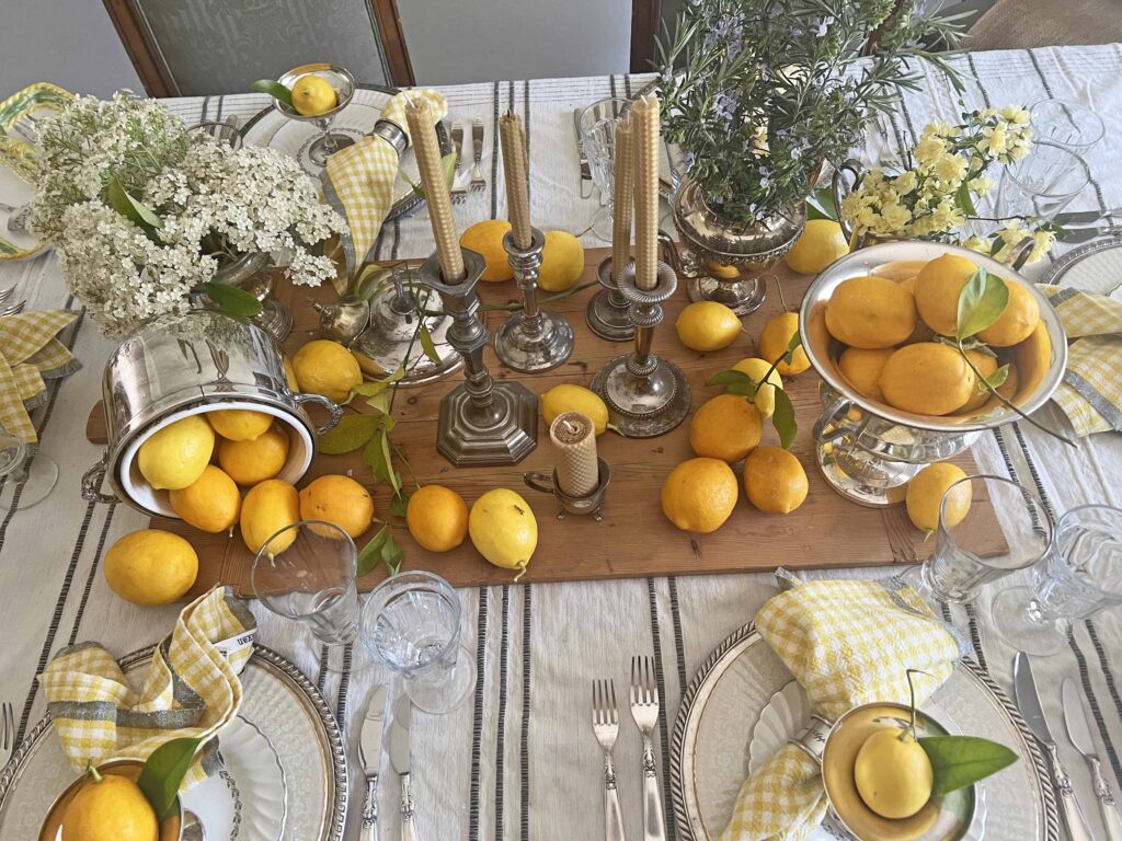 spring foraged table