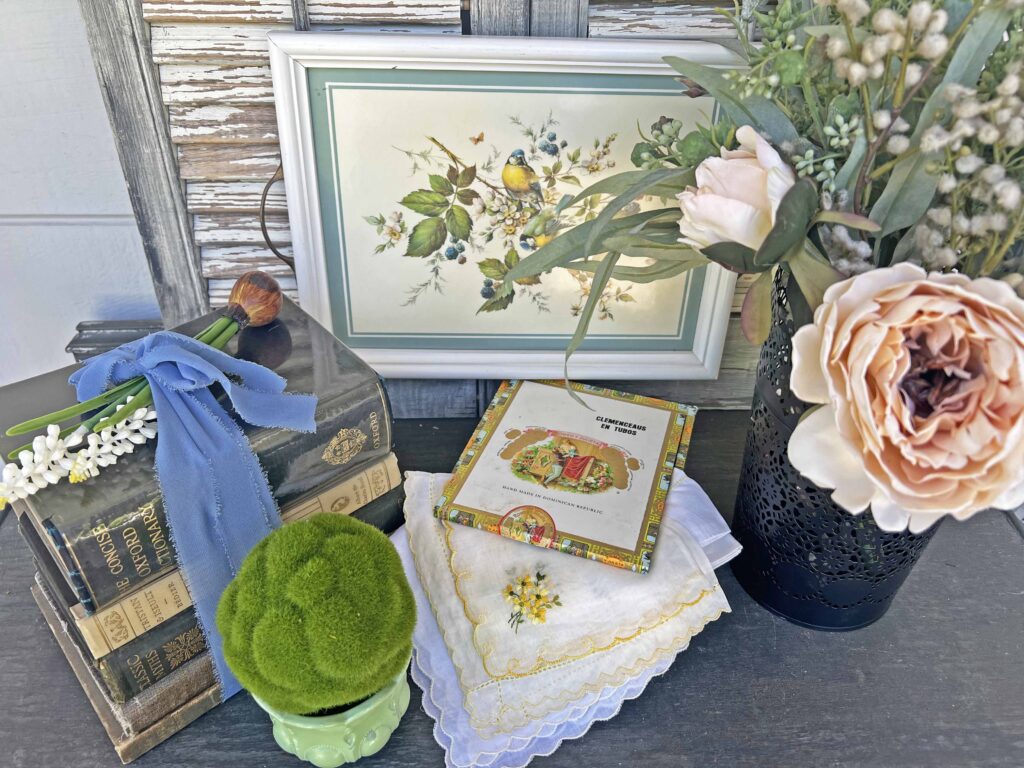 Spring thrift haul plus faux jadeite DIY hack