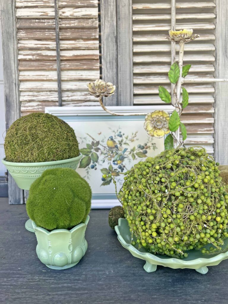 Spring thrift haul plus faux jadeite DIY hack