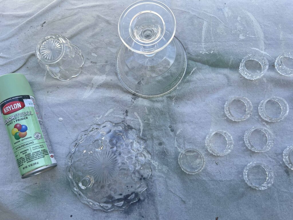 Spring thrift haul plus faux jadeite DIY hack