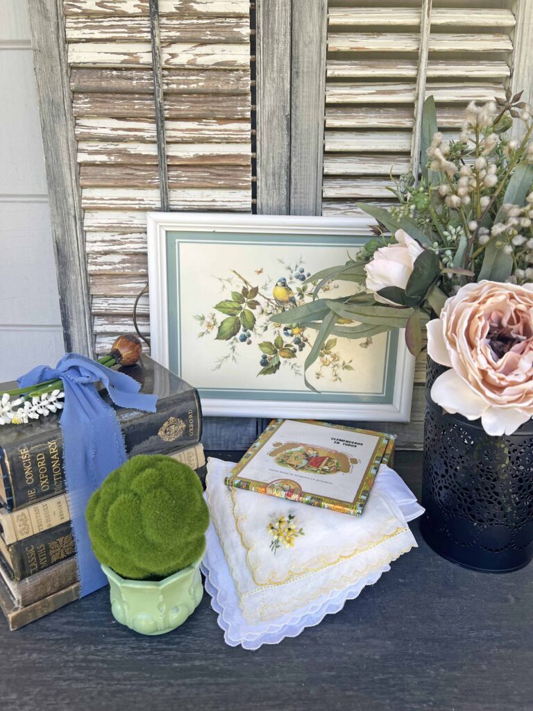 Spring thrift haul plus faux jadeite DIY hack