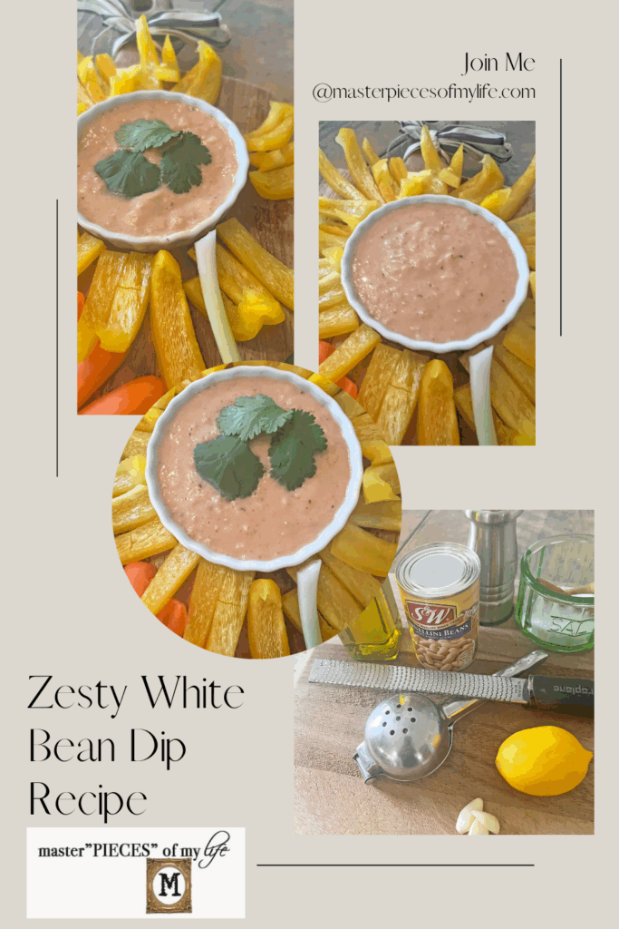 zesty white bean dip recipe Pinterest