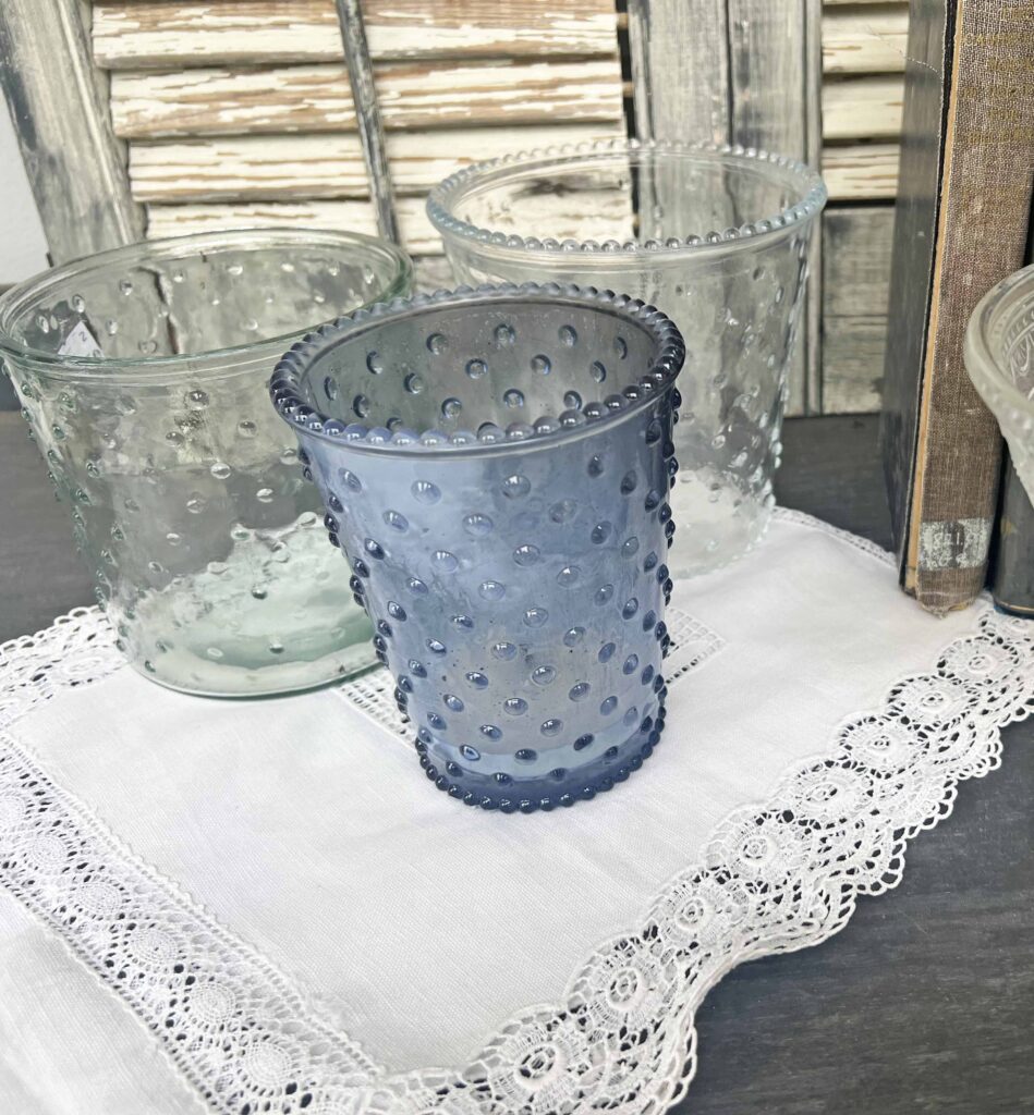 faux jadeite candle 3 ways