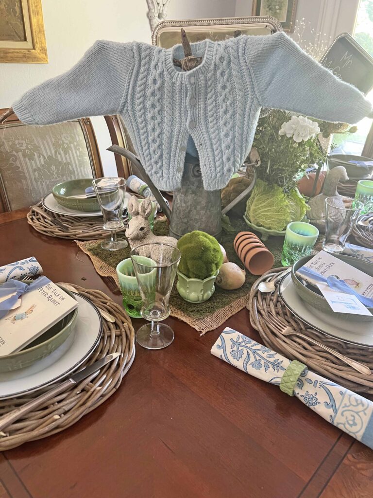The Tale of Peter Rabbit Table Styling