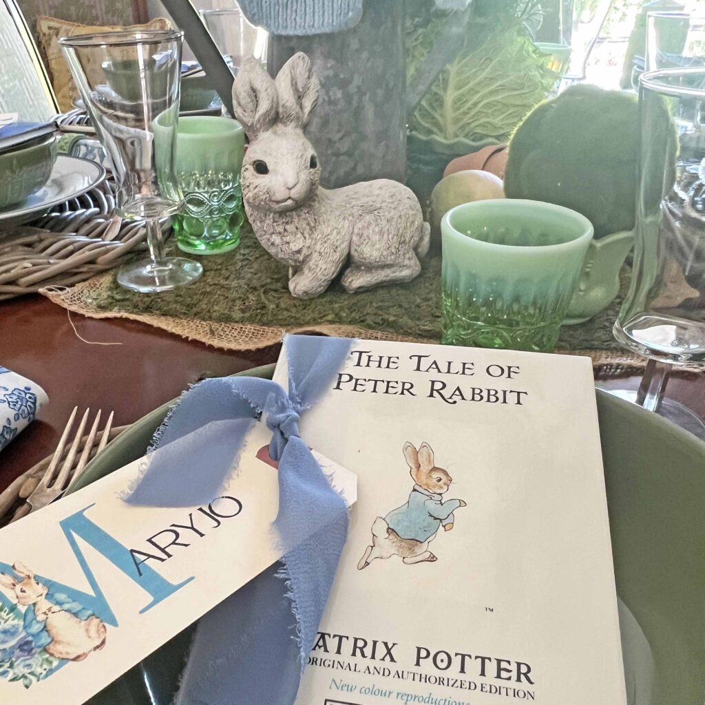 The Tale of Peter Rabbit Table Styling