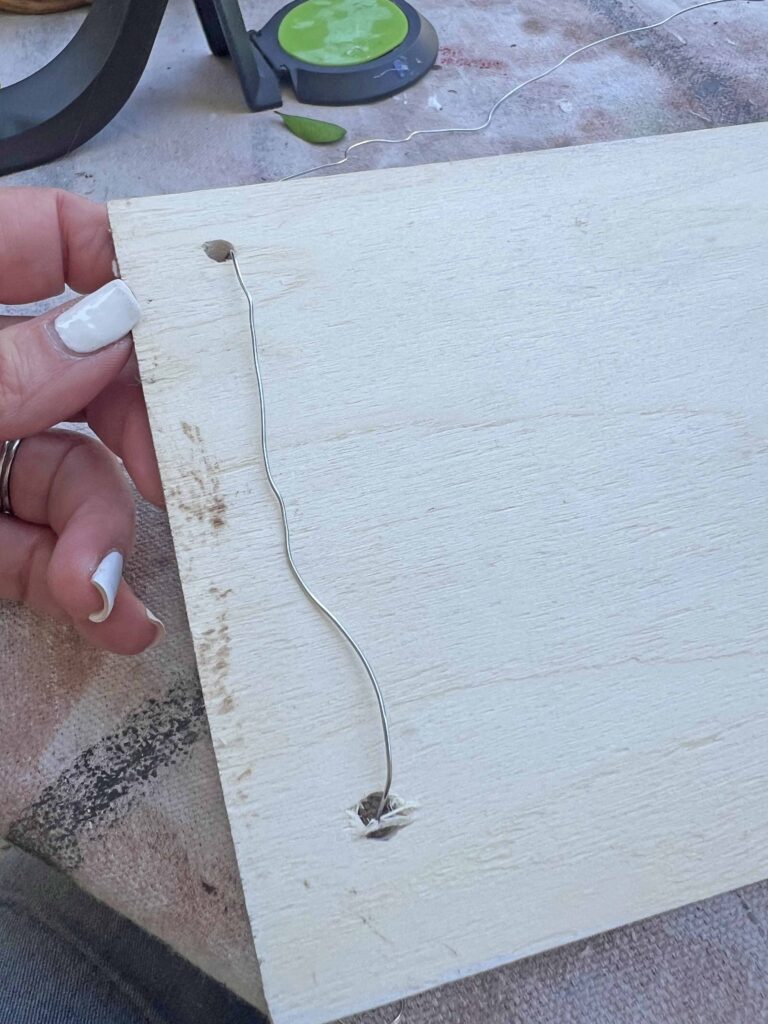 DIY America Grunge Sign from Dollar Tree Wooden Pieces