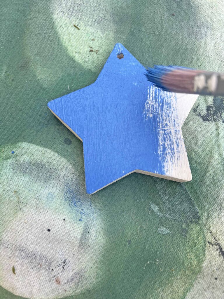 DIY America Grunge Sign from Dollar Tree Wooden Pieces